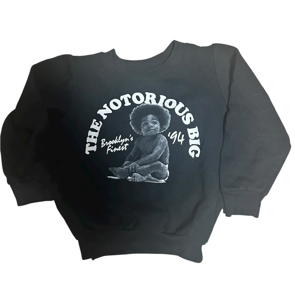 Notorious B.I.G. Kids Black Graphic Sweatshirt 5T